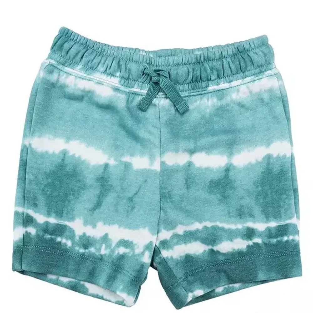 Baby Gap toddler‎ sweat shorts tie dye turquoise & white sz 2T still in bag